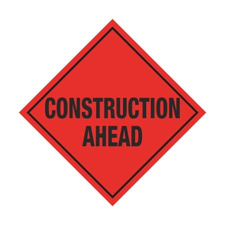 Construction Ahead Roll-Up Sign